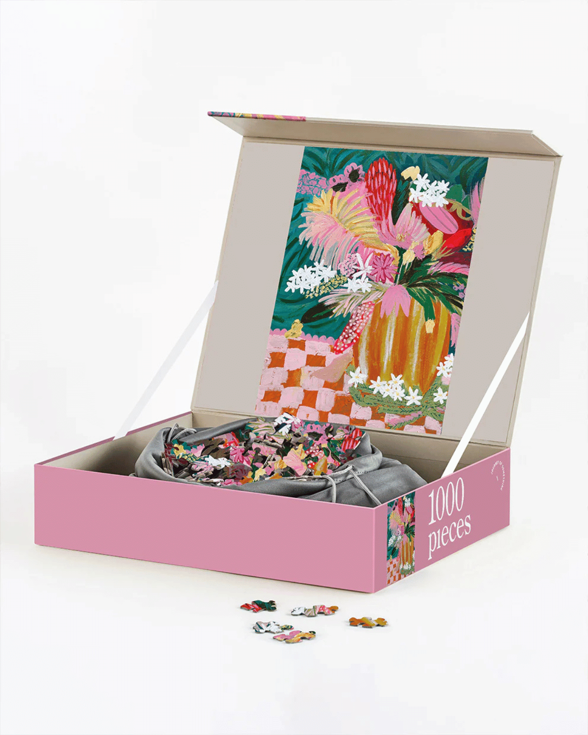 1000 Piece Glitter Puzzle - Gold-Urn by Journey of Something