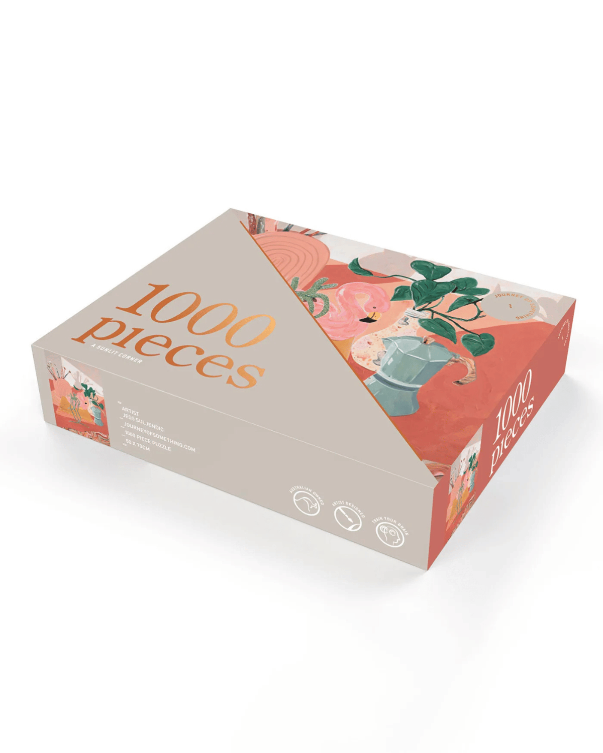 Journey of Something 1000 Piece Puzzle - A Sunlit Corner