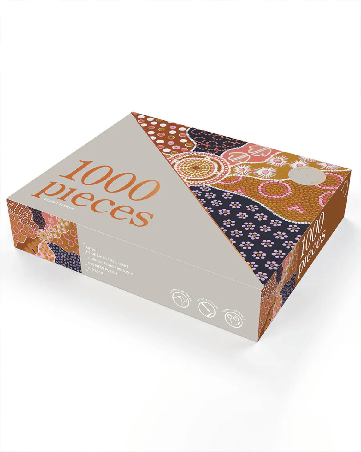 1000 Piece Puzzle - Desert Flower by Journey of Something