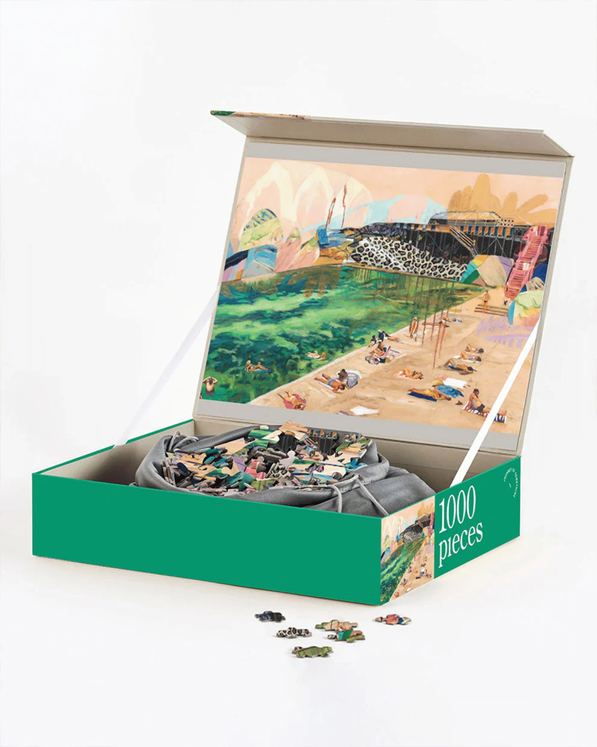 Journey of Something 1000 Piece Puzzle -Leopard Rocks