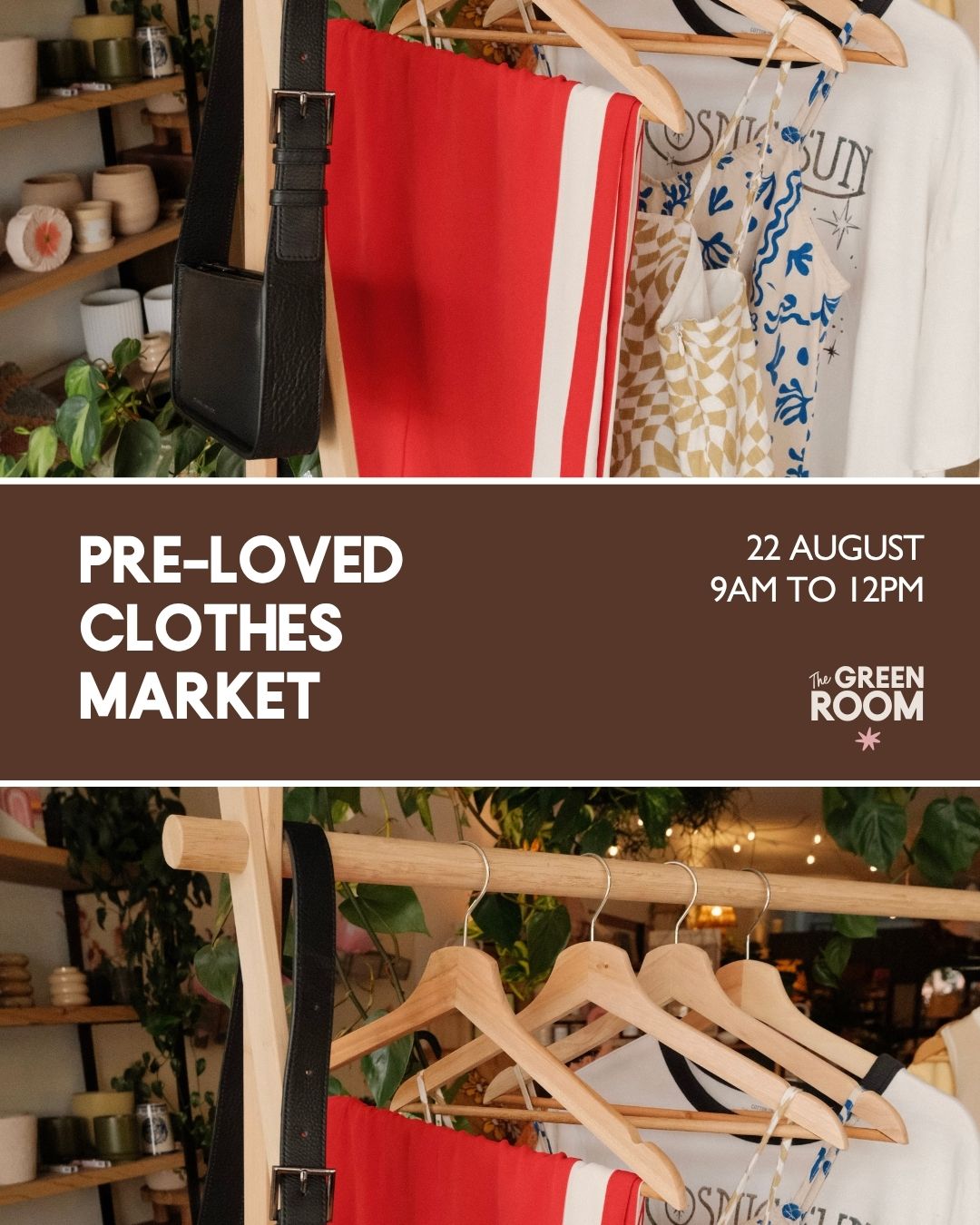 STALL HOLDER TICKET: Pre-loved Clothes Market / Saturday 22nd August