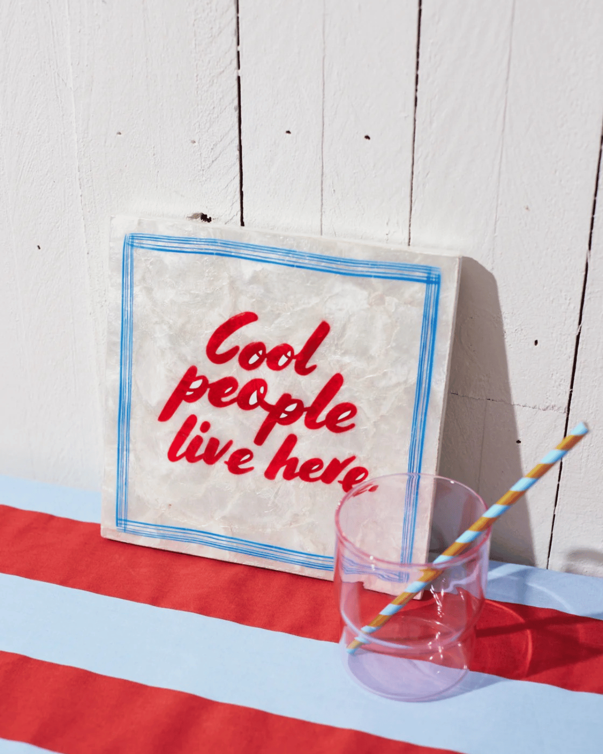 Fun House People Wall Tile