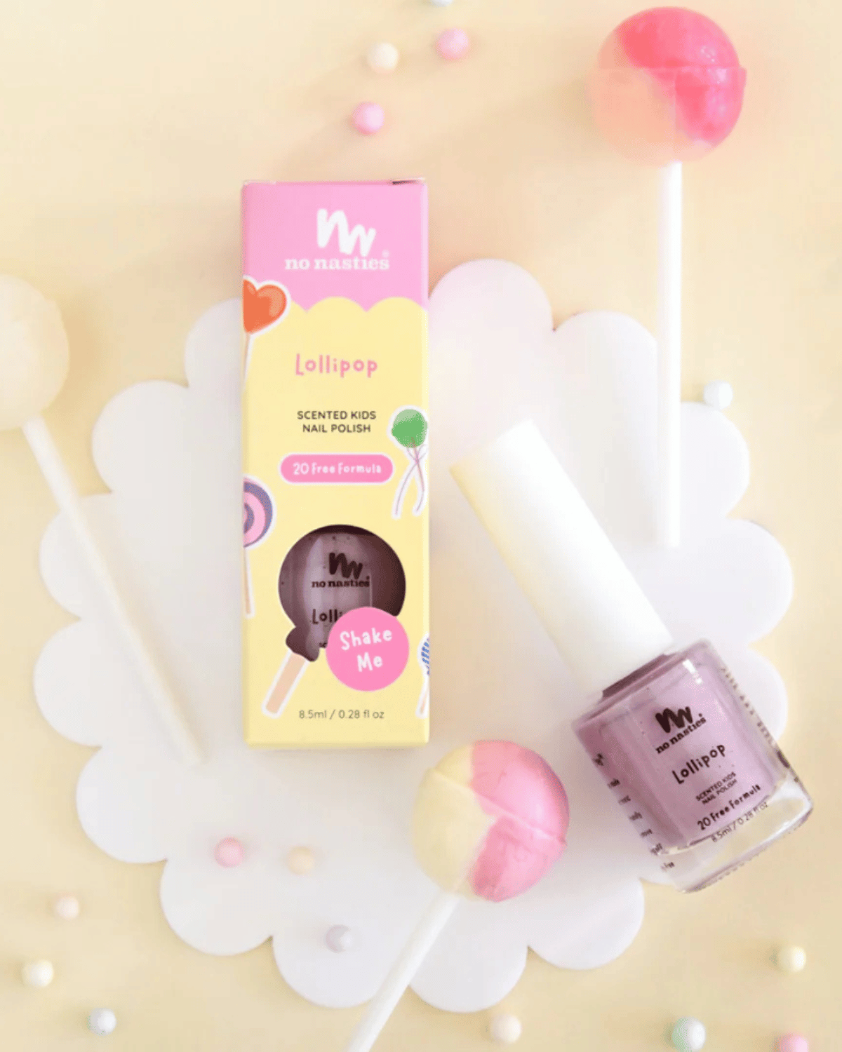 Water-Based Kids Nail Polish - Lollipop Candy