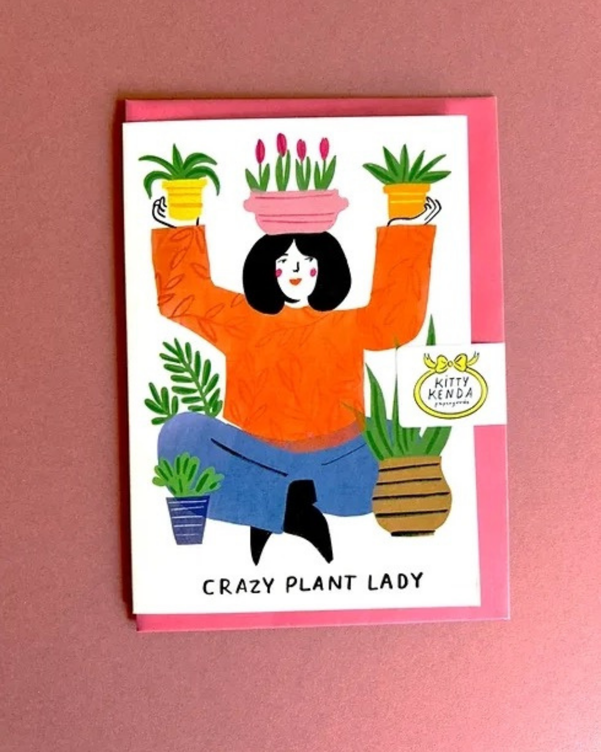 Birthday Card - Crazy Plant Lady