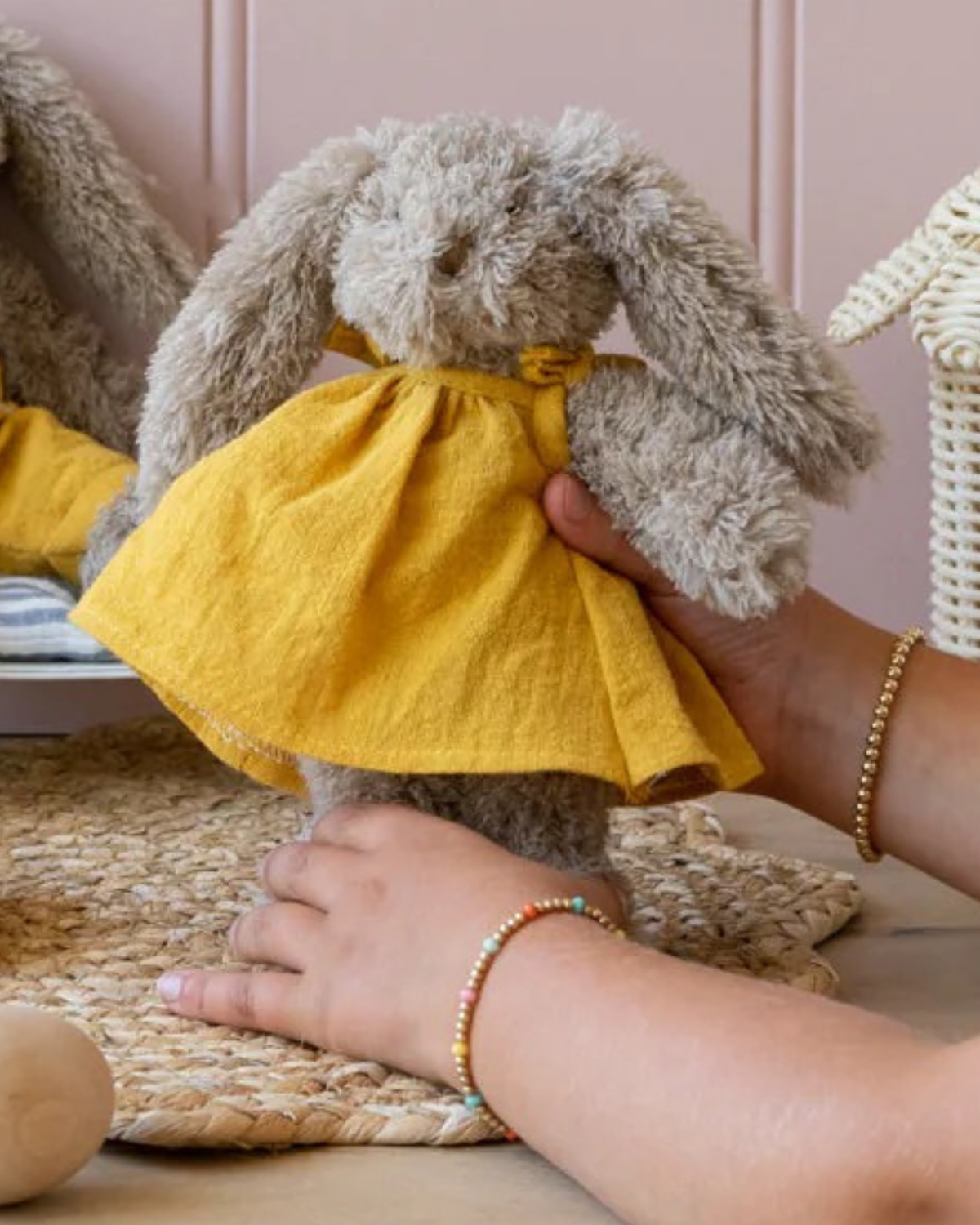 Baby Honey Bunny Girl - Mustard by Nana Huchy