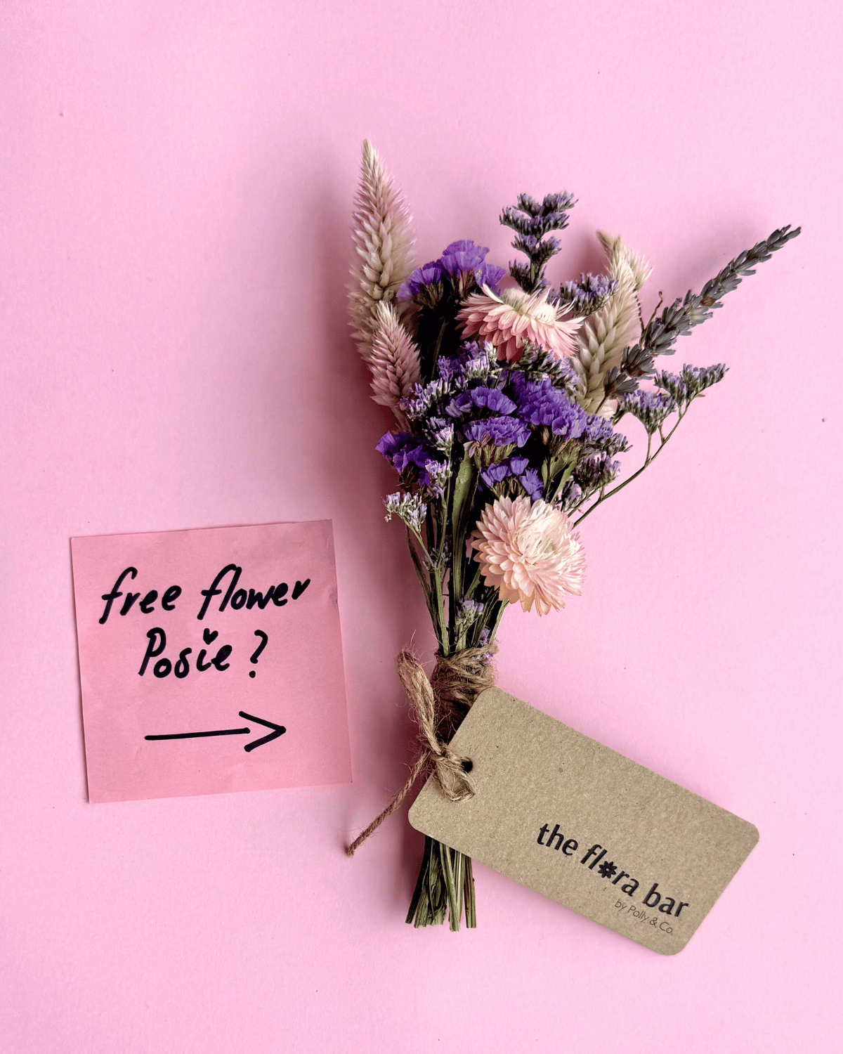 ✔️FREE GIFT 🌸 Dried Flower Posie 🌸