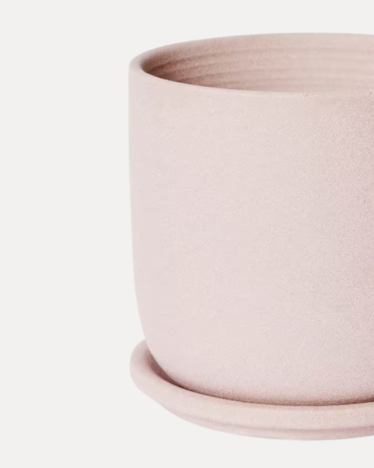 Allegra Pot w. Saucer - Pink