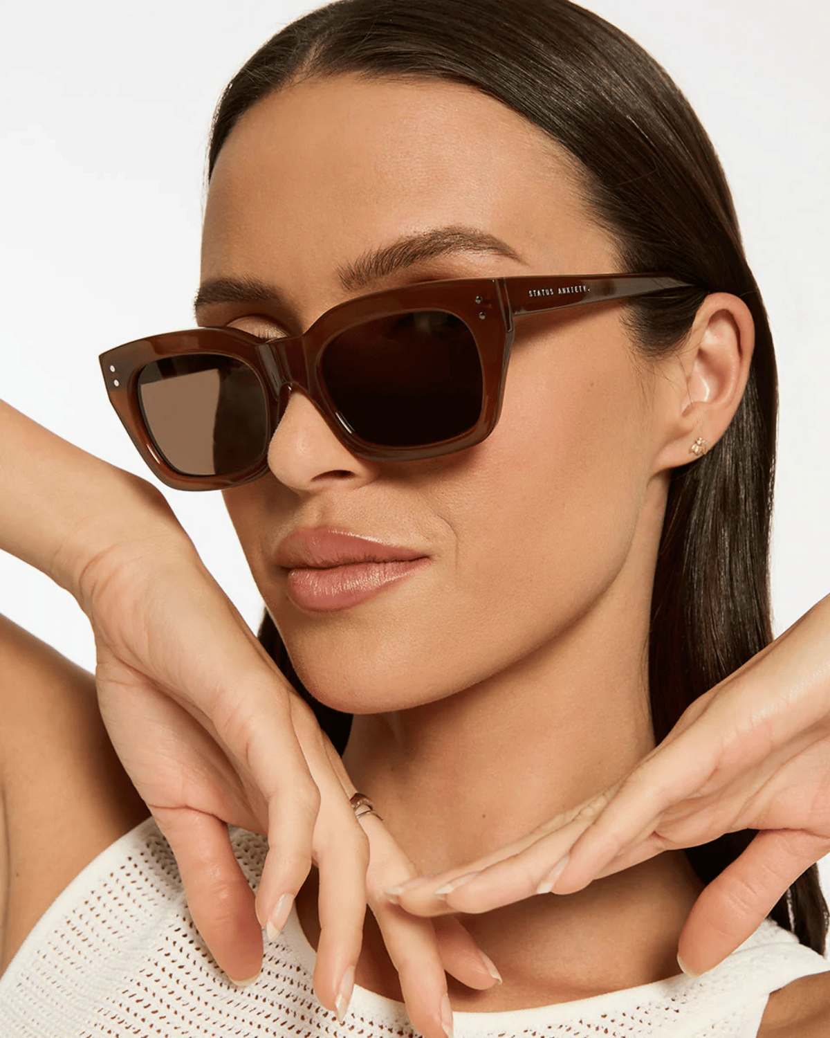 Status Anxiety Antagonist Sunglasses in Brown