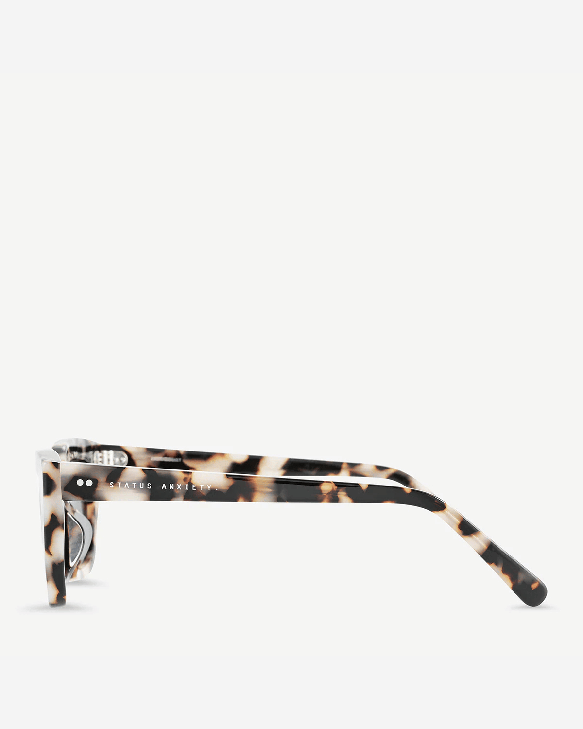 Status Anxiety Antagonist Sunglasses in White Tort