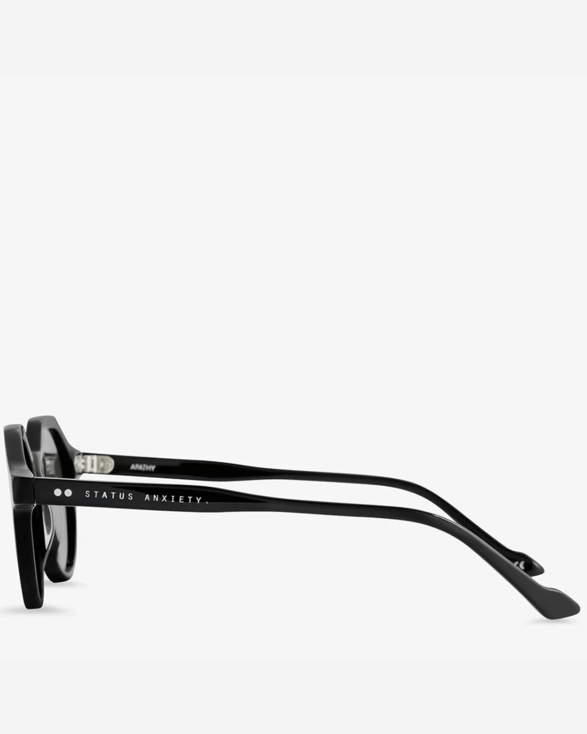 Status Anxiety & Apathy Sunglasses in Black