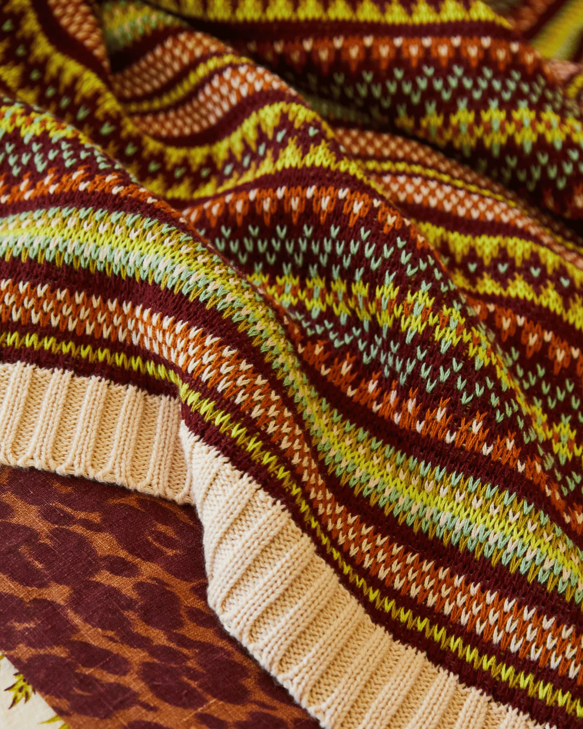 Sage & Clare Arlette Knit Blanket - Emerald