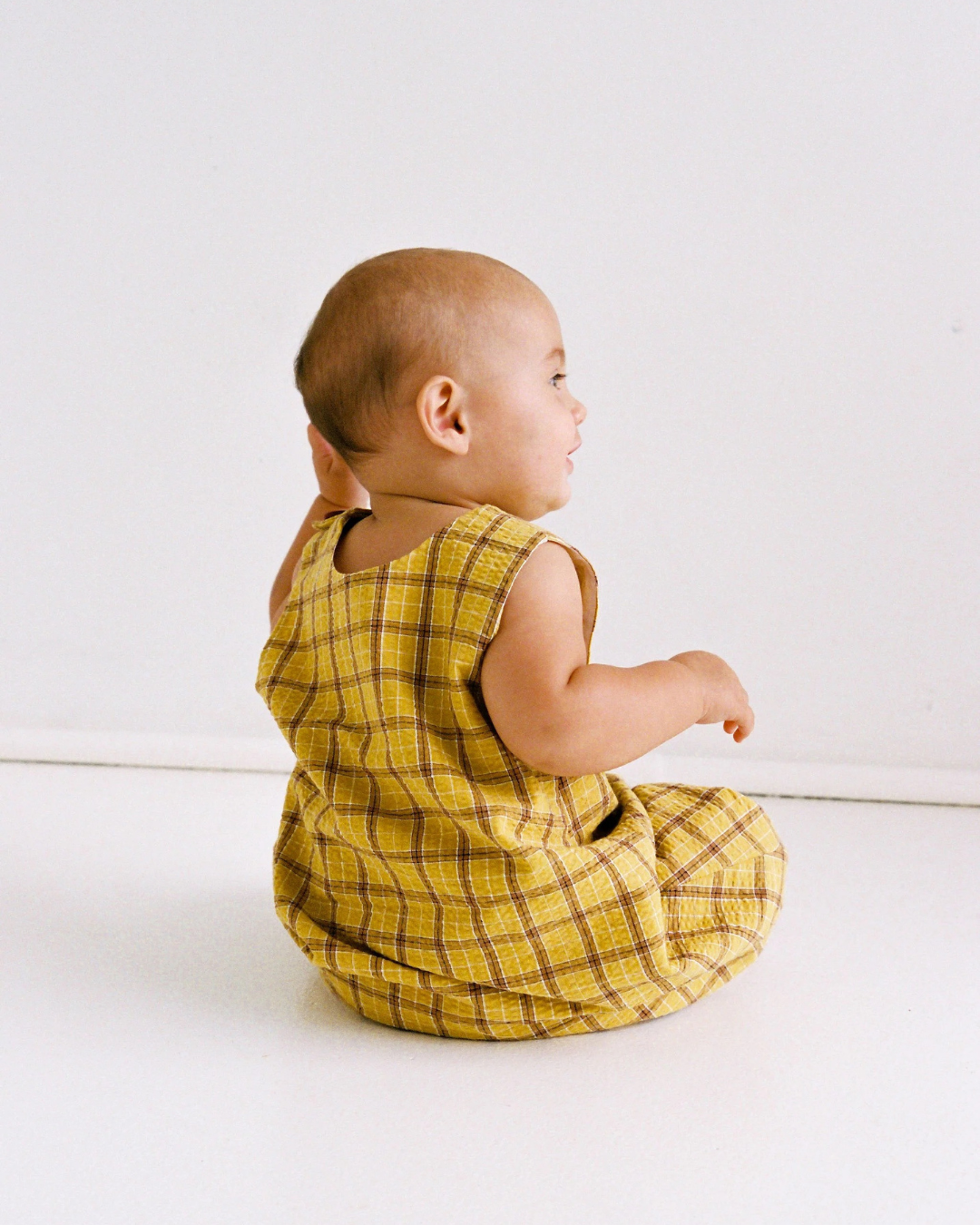 Avery Romper - Mustard by Juni JNR