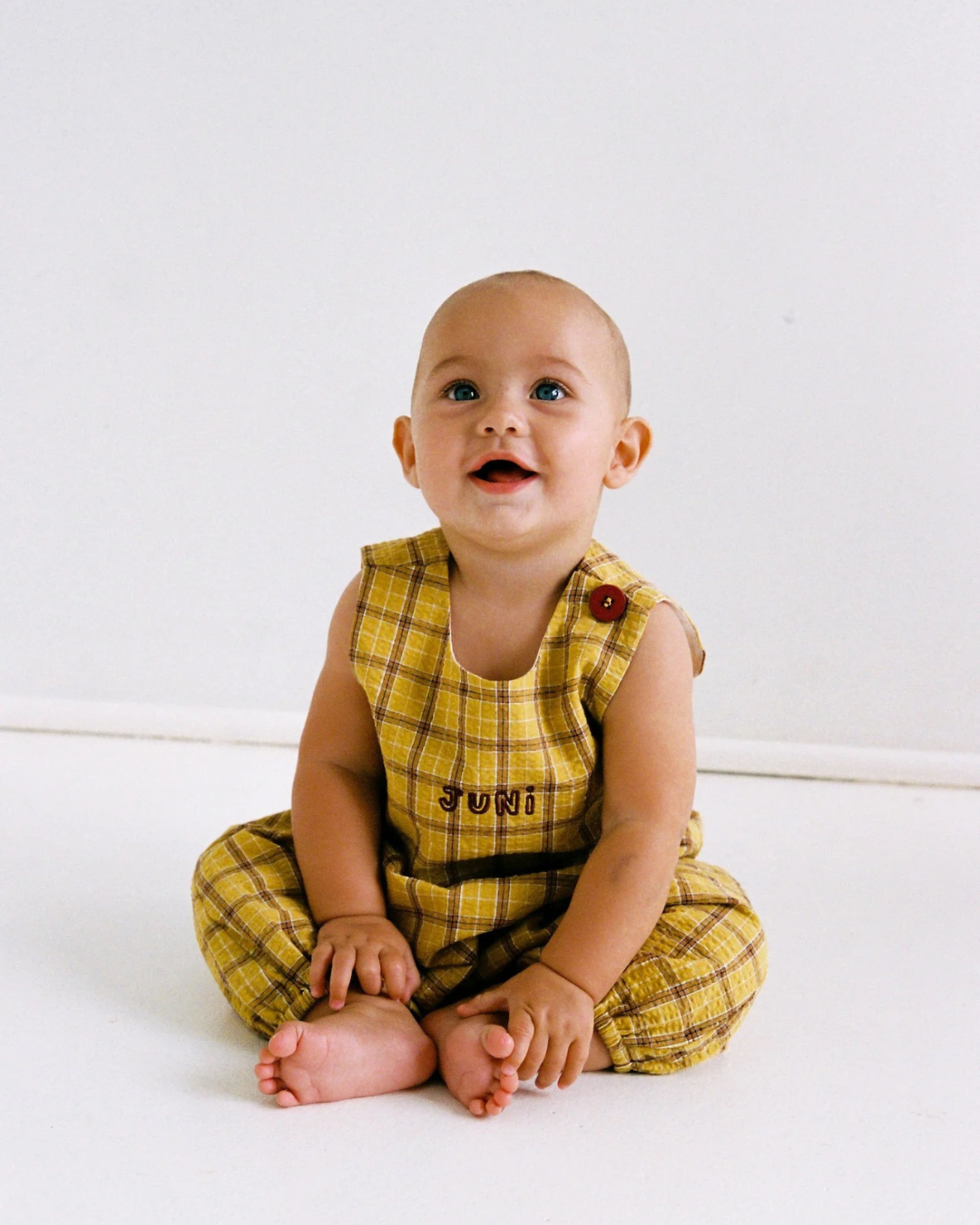Avery Romper - Mustard by Juni JNR