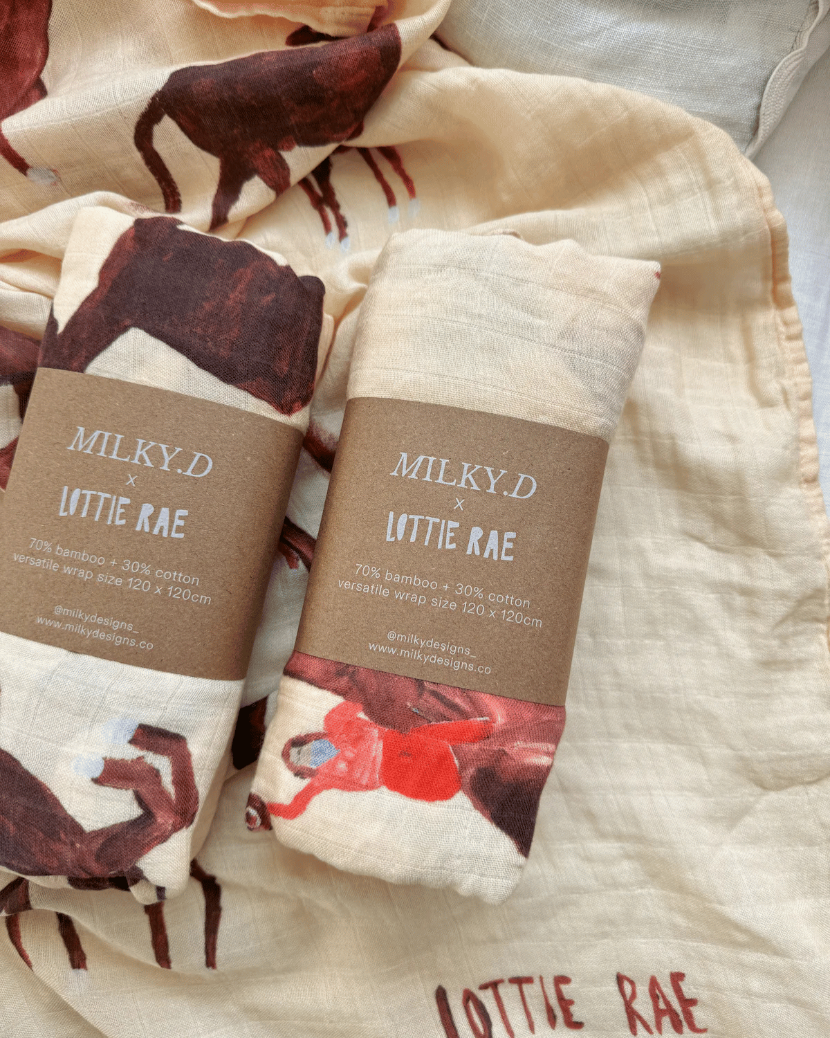 LOTTIE RAE X MILKY DESIGNS - All The Kings Horses Baby Wrap