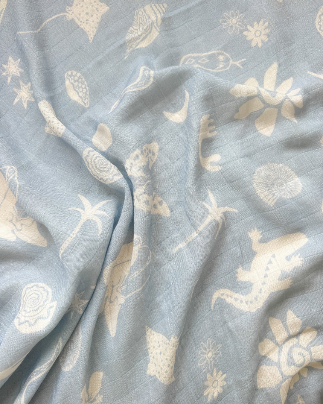 Baby Wrap in Desert Snake (Blue and White) by Loaila