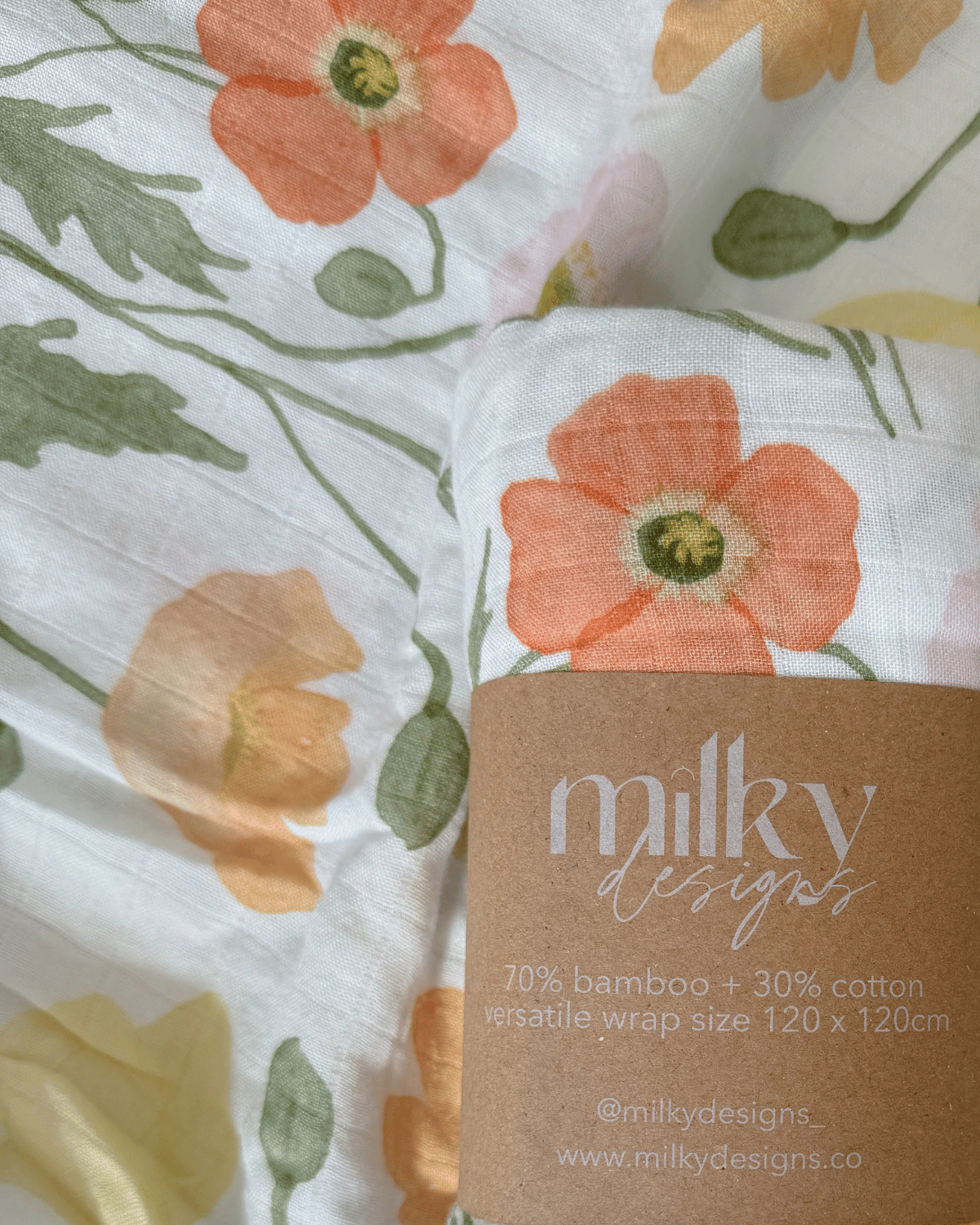 Baby Wrap in Pops by Milky Designs