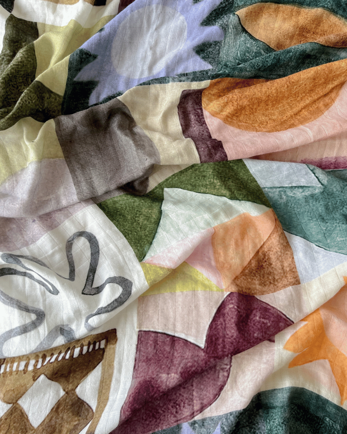 MILKY DESIGNS x ANNIE EVERINGHAM - Sun Checkers Baby Wrap