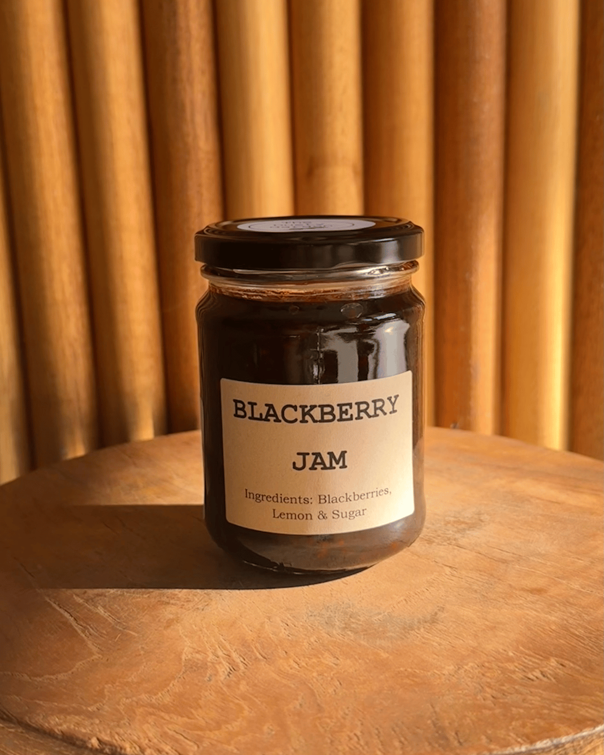 Locally made Backberry Jam by The Dusty Garden
