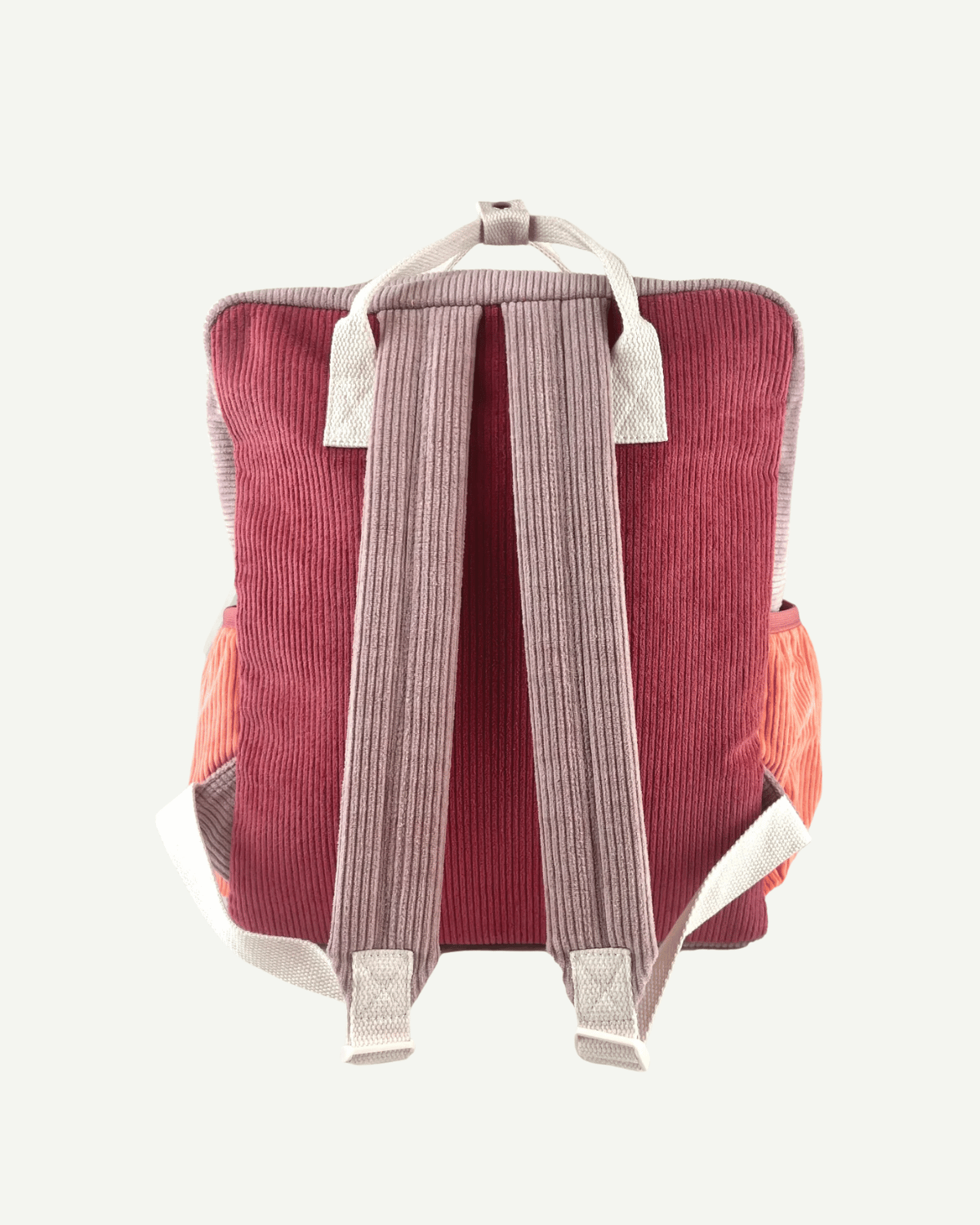Corduroy Spliced Eco Kids Backpack - Berry Nice