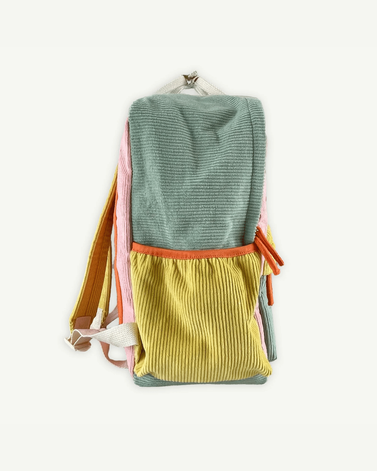 Corduroy Spliced Eco Kids Backpack - Candy
