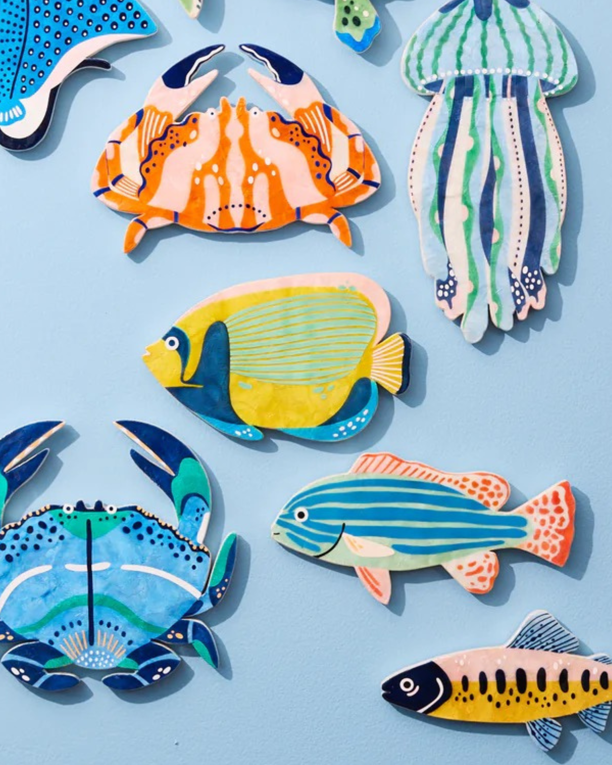 Beach Club Angel Fish Wall Art by Jones & Co