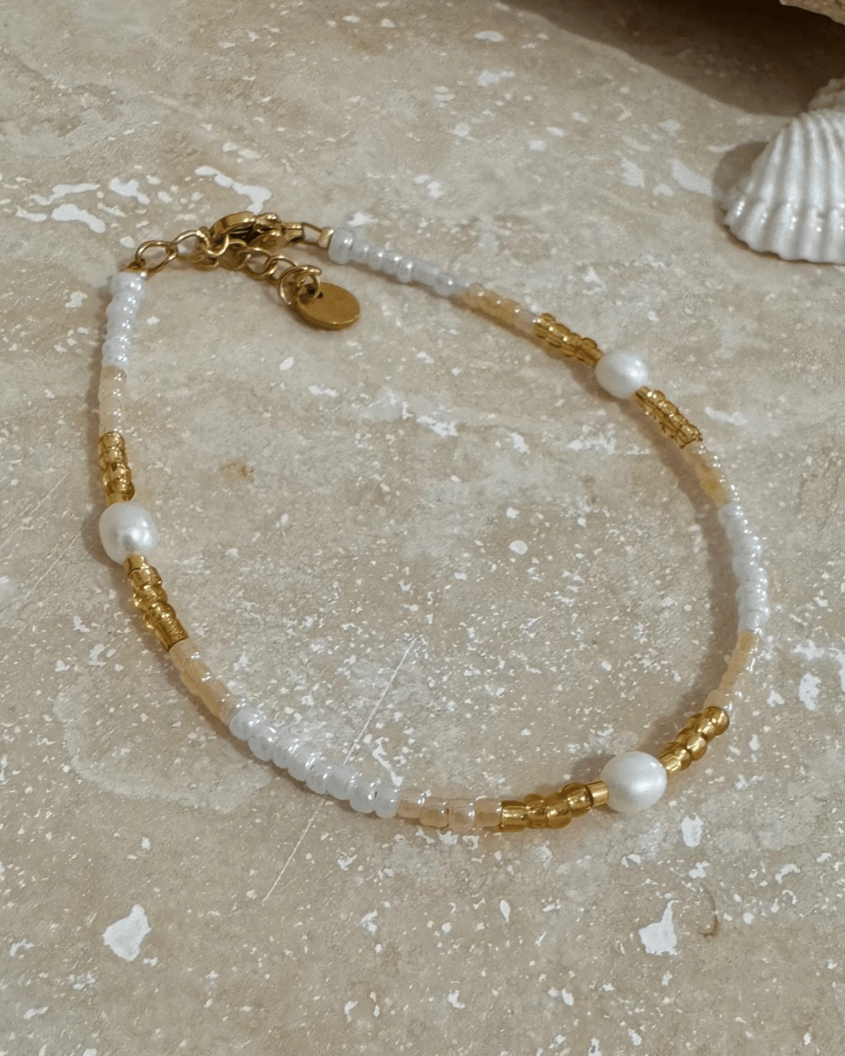 Luna.Foundling ❘ Beaded Bracelet - Tideline Glow (Adult)