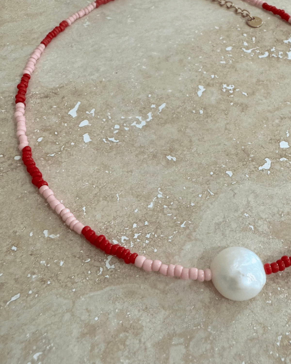Luna.Foundling ❘ Beaded Necklace - Lively Strawberry (Adult)