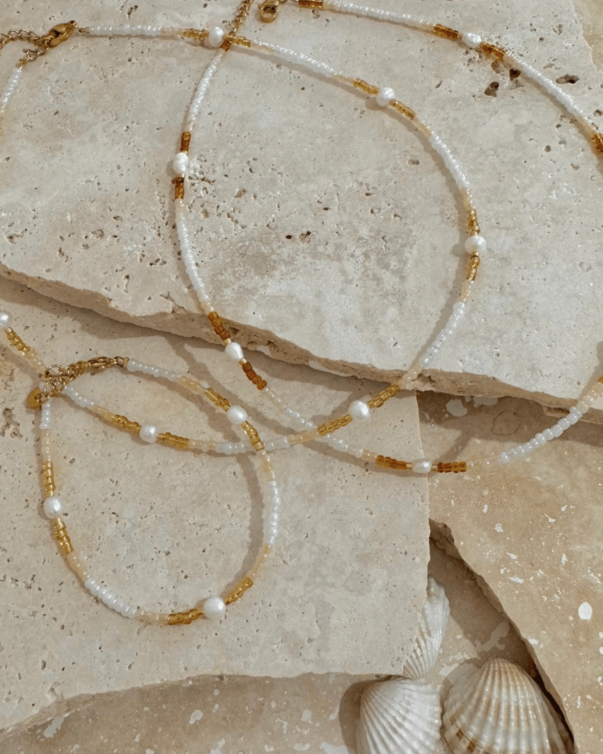 Luna.Foundling ❘ Beaded Necklace - Tideline (Adult)