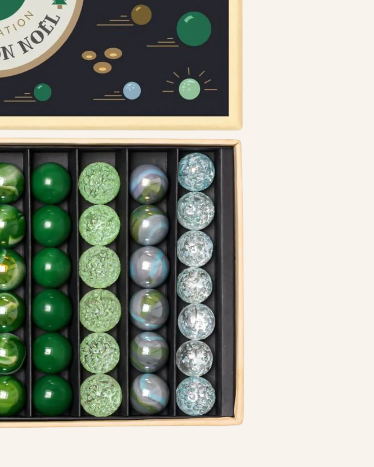 BILLES & CO ❘ Marble Treasure Box - Noel (Large)