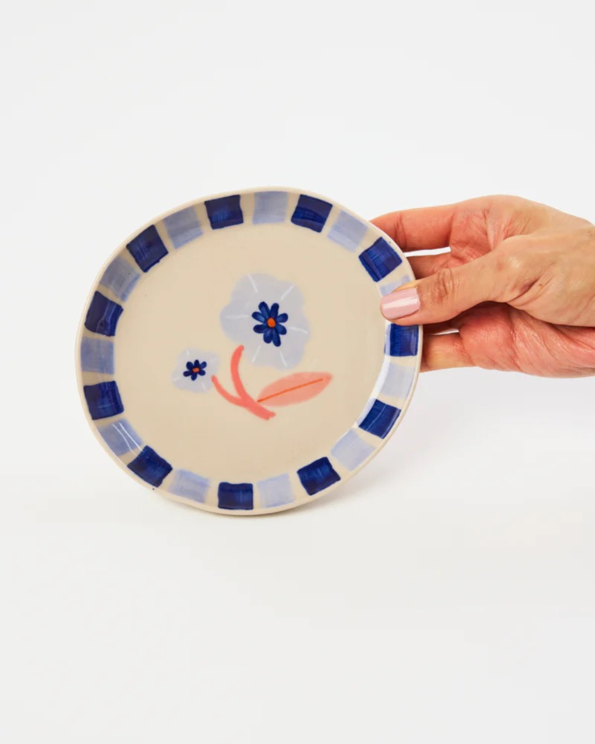 Bloomie Blue Flower Dish by Jones & Co