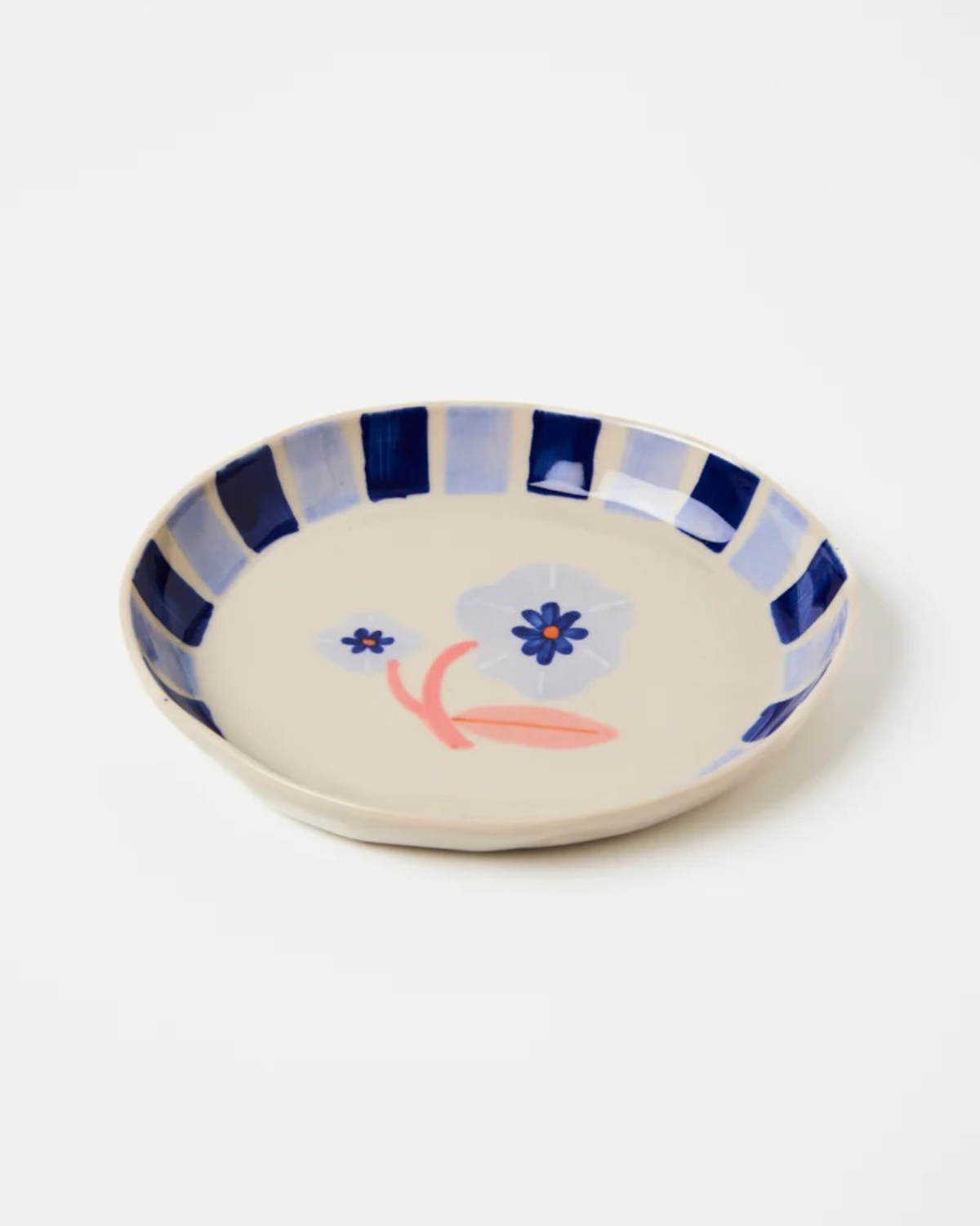 Bloomie Blue Flower Dish by Jones & Co