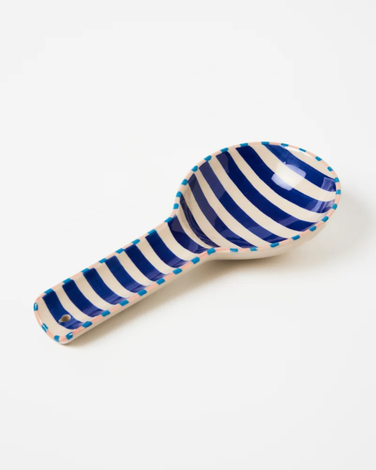 Bloomie Blue Stripe Spoon Rest by Jones & Co
