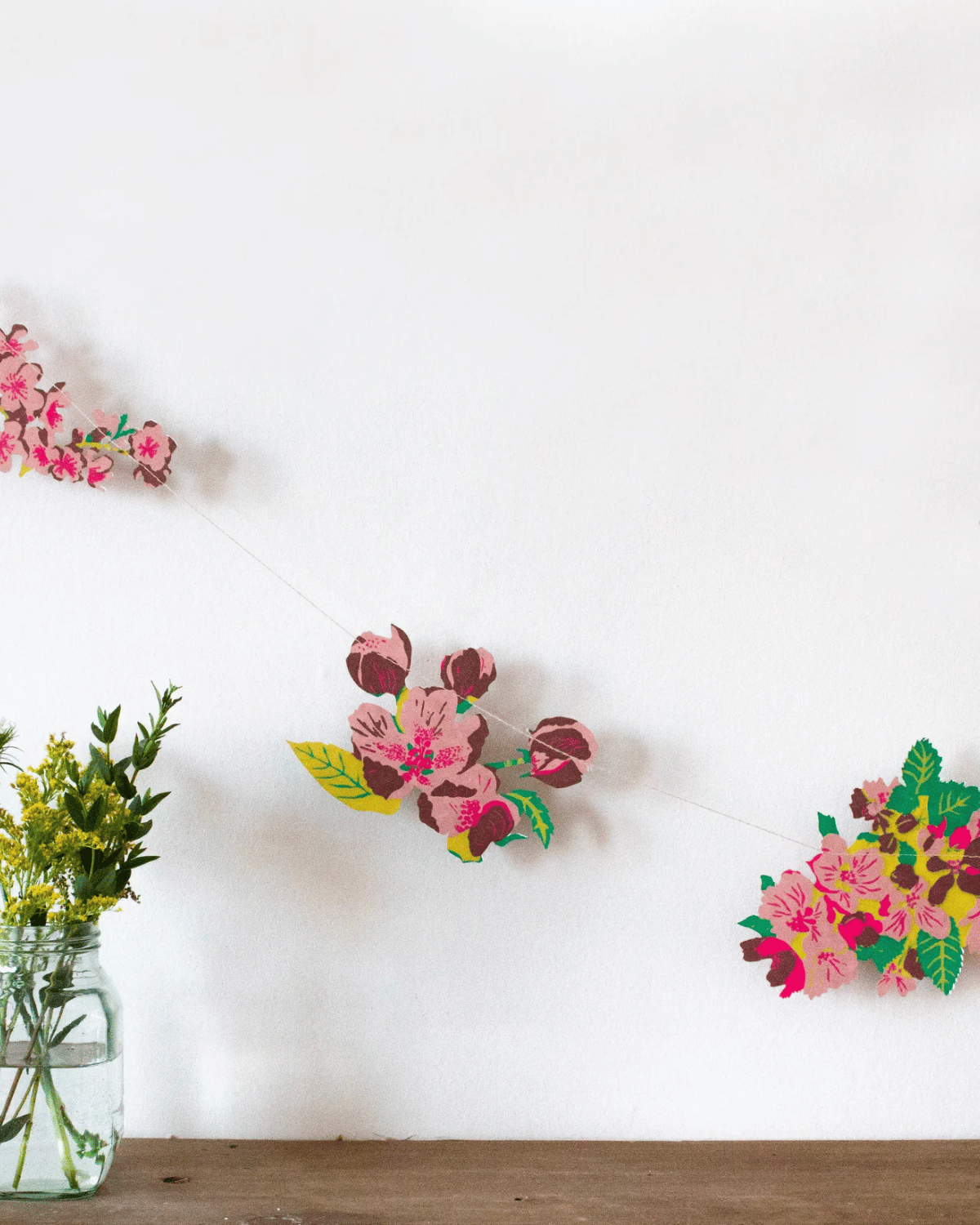 Blossom Sewn Garland by East End Press