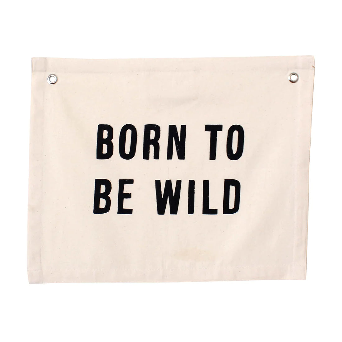 Imani Collective "Born To Be Wild Banner" Canvas Wall Banner for kids room