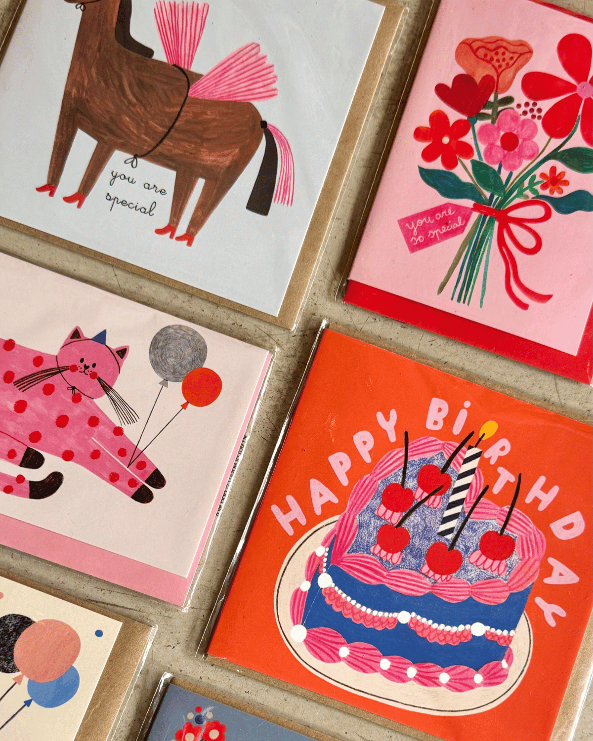 Bugs Birthday Card by Daria Solak Illustrations