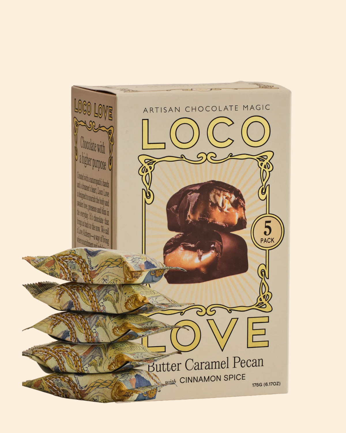 Loco Love Butter Caramel Pecan Chocolate - 5 Pack