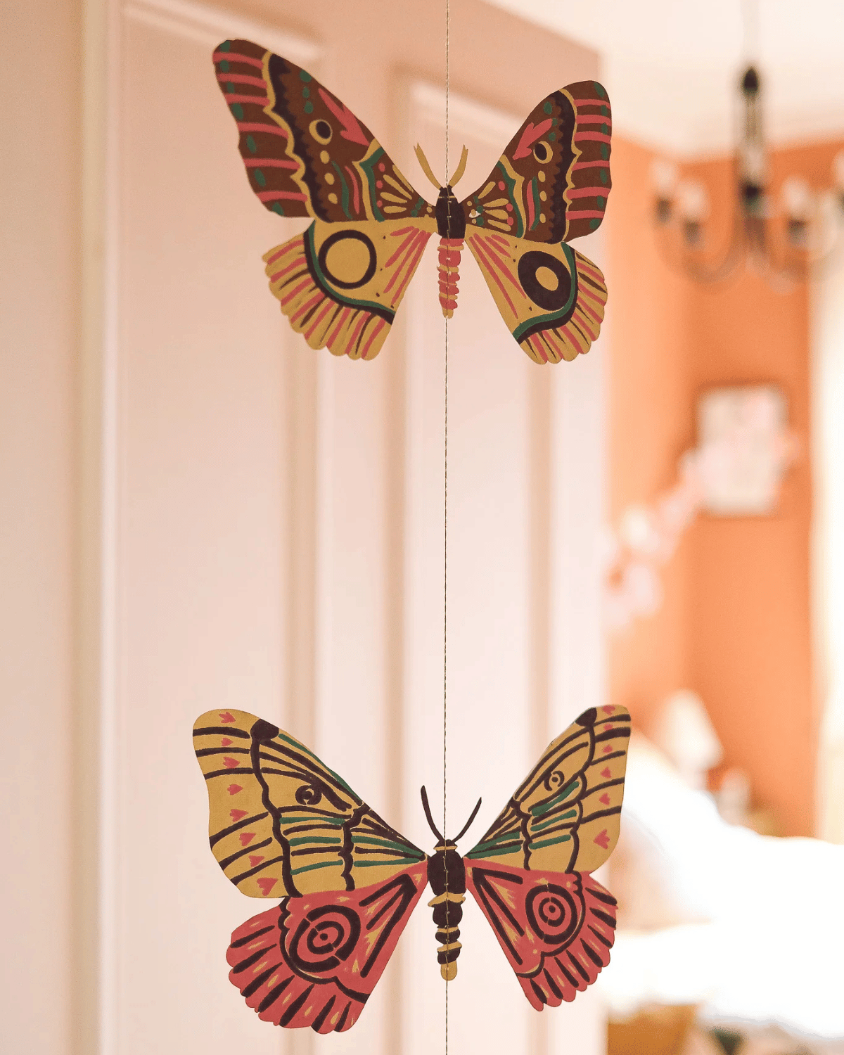 Butterfly Vertical Wall Hanging Garland by East End Press