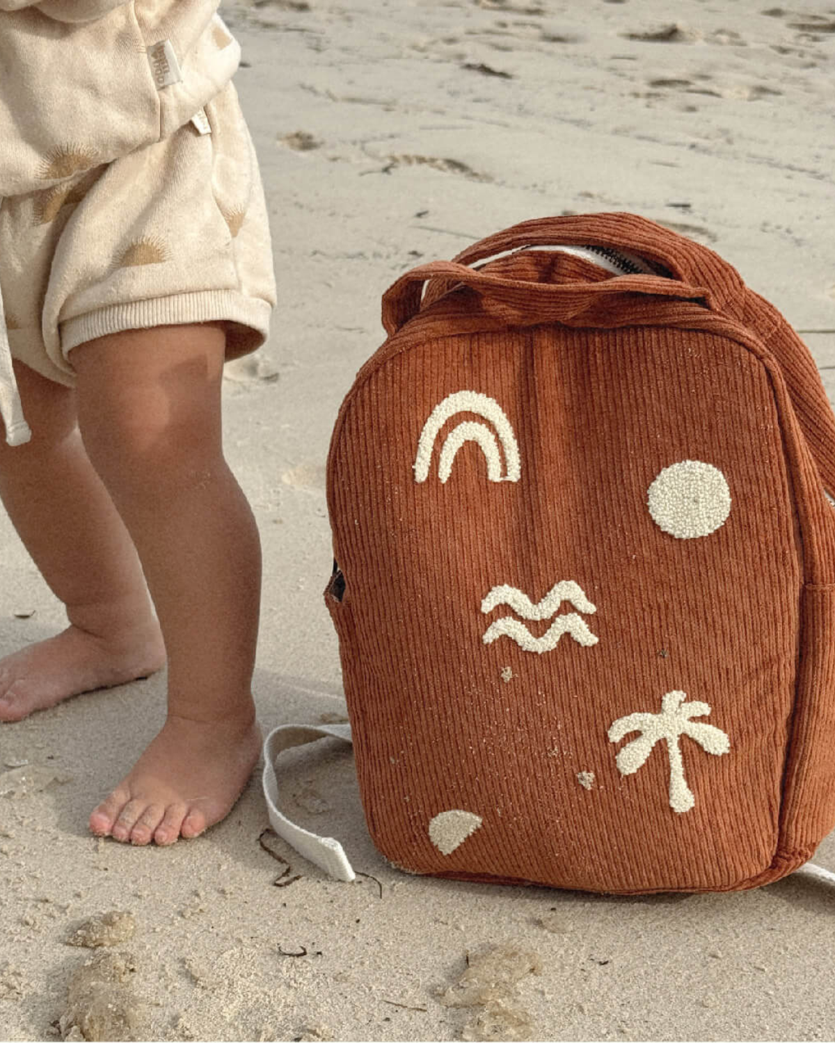 Bam Loves Boo - Cali Organic Backpack - Rust 