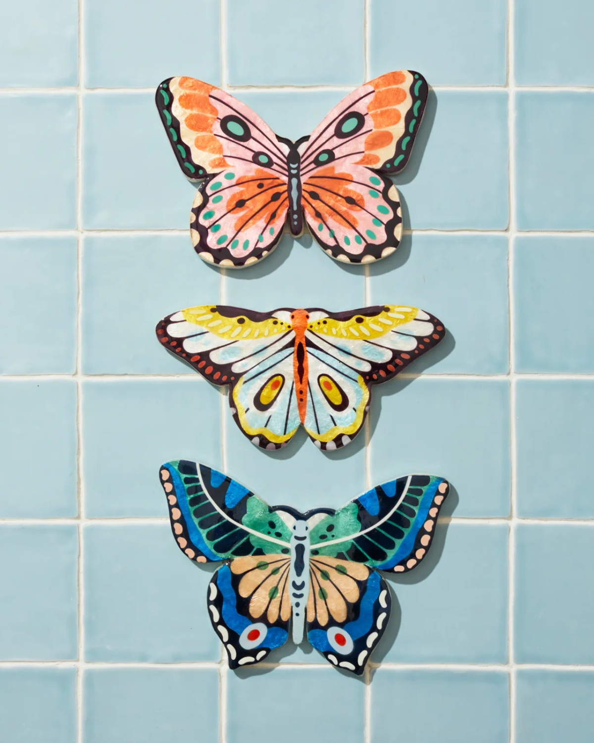 Canopy Butterfly Yellow Wall Art by Jones & Co