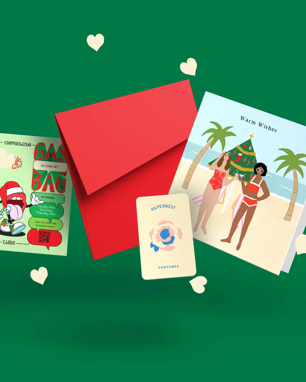 Warm Wishes Christmas Beach by Constanza Goeppinger x Papernest