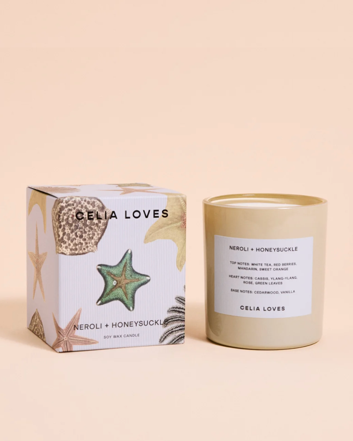 Celia Loves Neroli & Honeysuckle Candle (395gms - 80 hours)