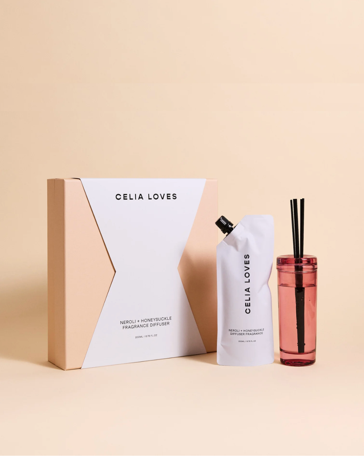 CELIA LOVES ❘ Neroli & Honeysuckle - Diffuser Gift Set