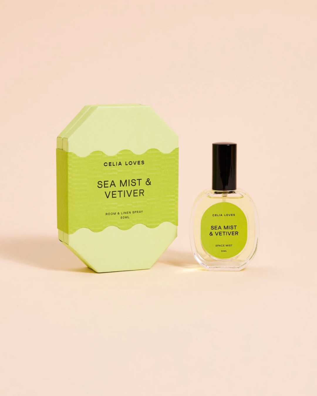 Celia Loves Room Spray - Sea Mist + Vetiver (50ml)