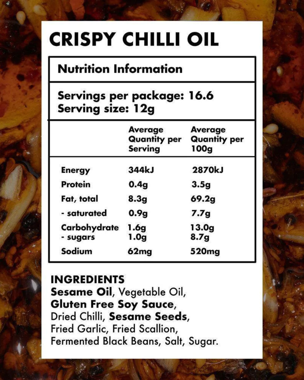 Chotto Motto Crispy Chilli Oil