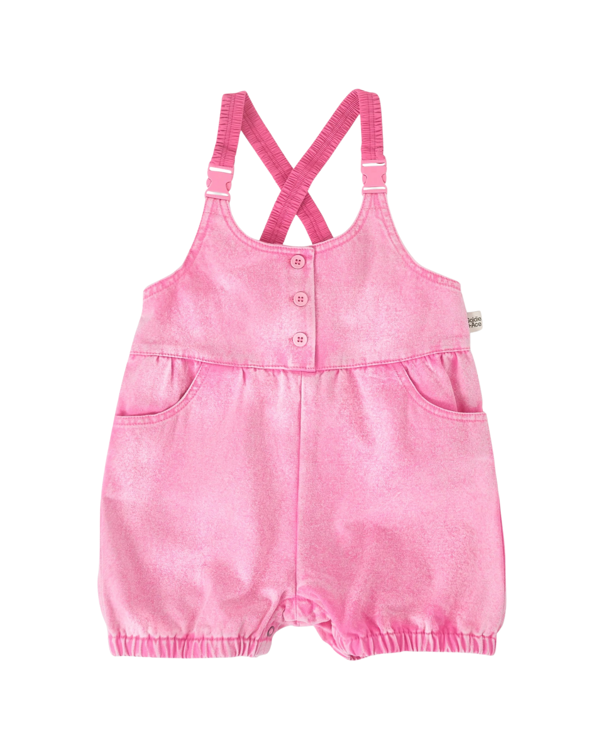 Goldie + Ace - Cindy Denim Pink Bubble Overalls