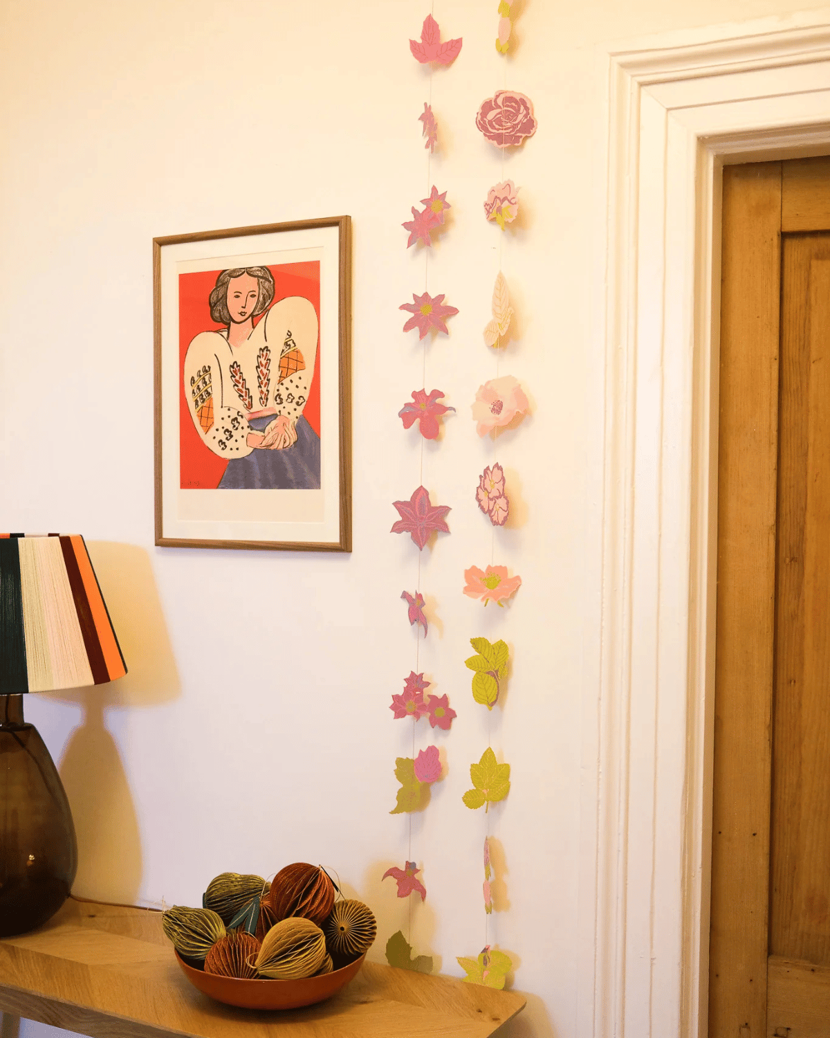 Clematis Vertical Wall Hanging by East End Press