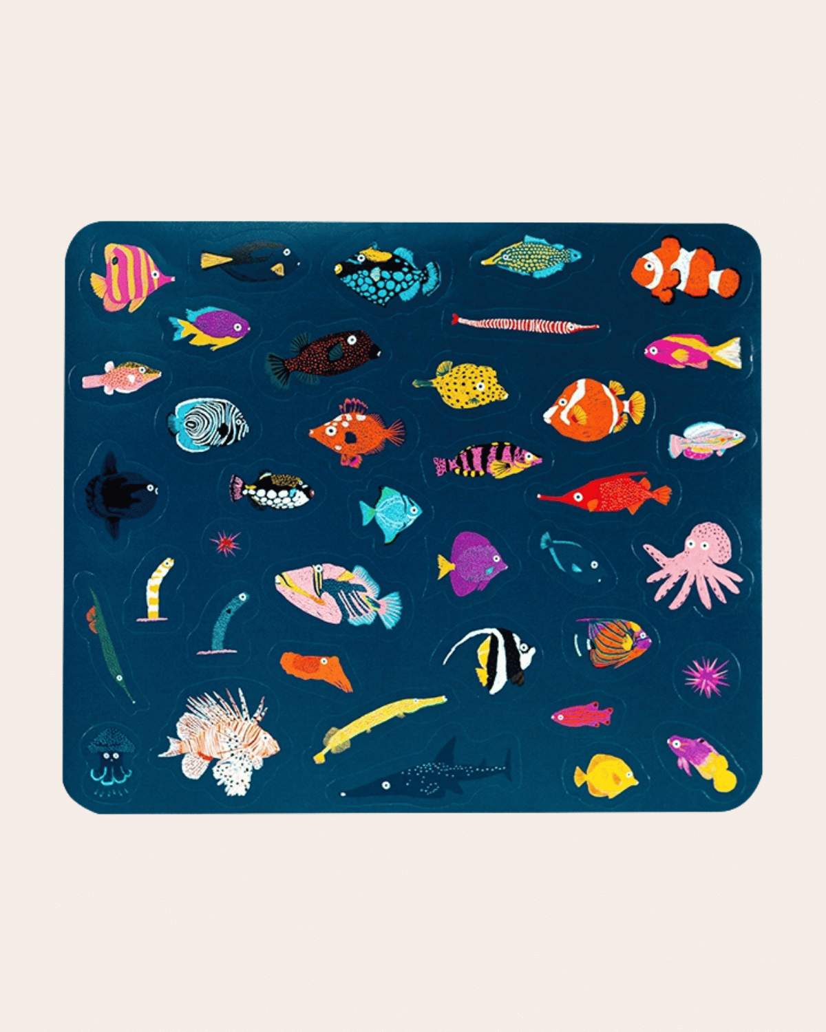 Colourful Fish - 160 Stickers by Edicare Editora