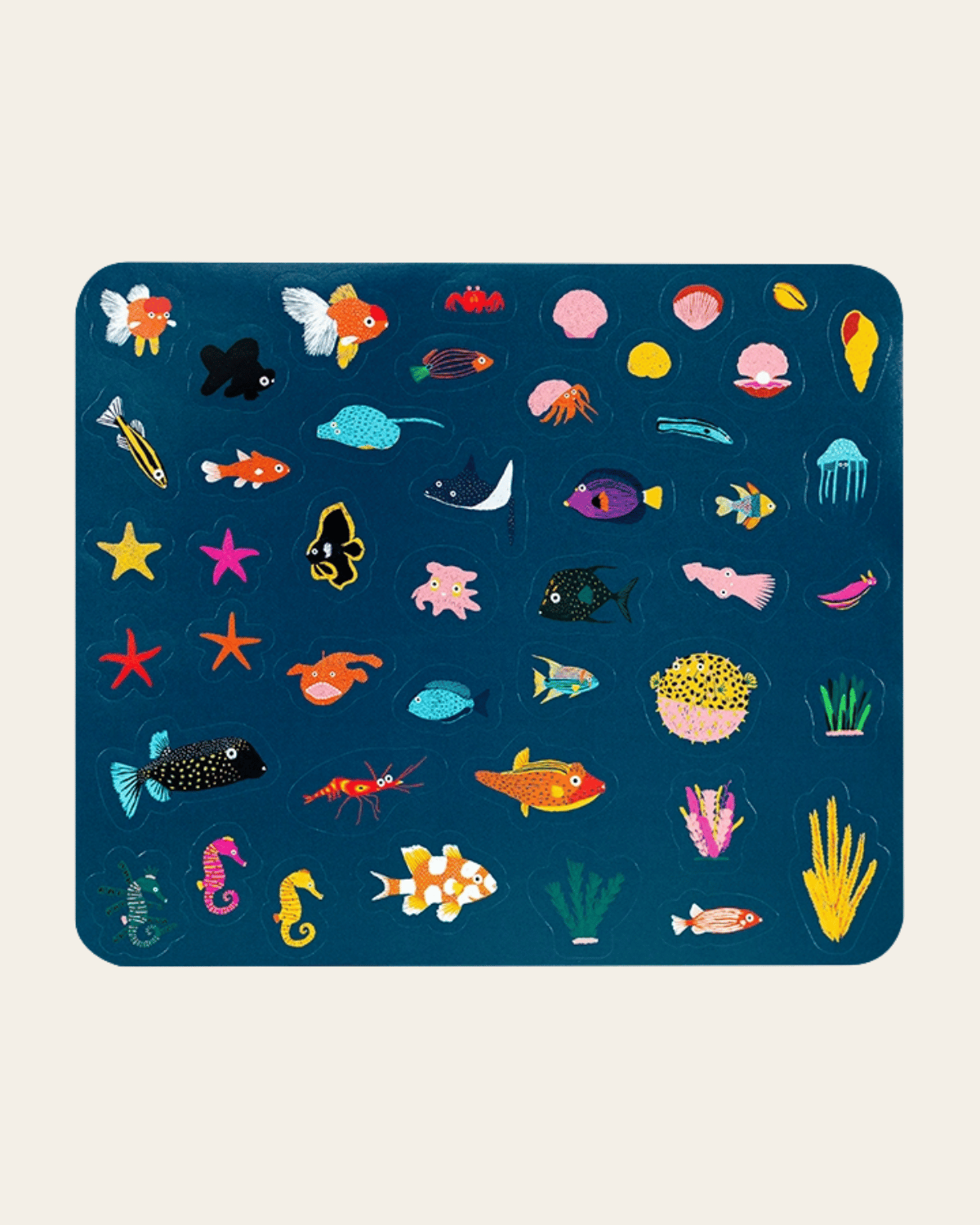 Colourful Fish - 160 Stickers by Edicare Editora