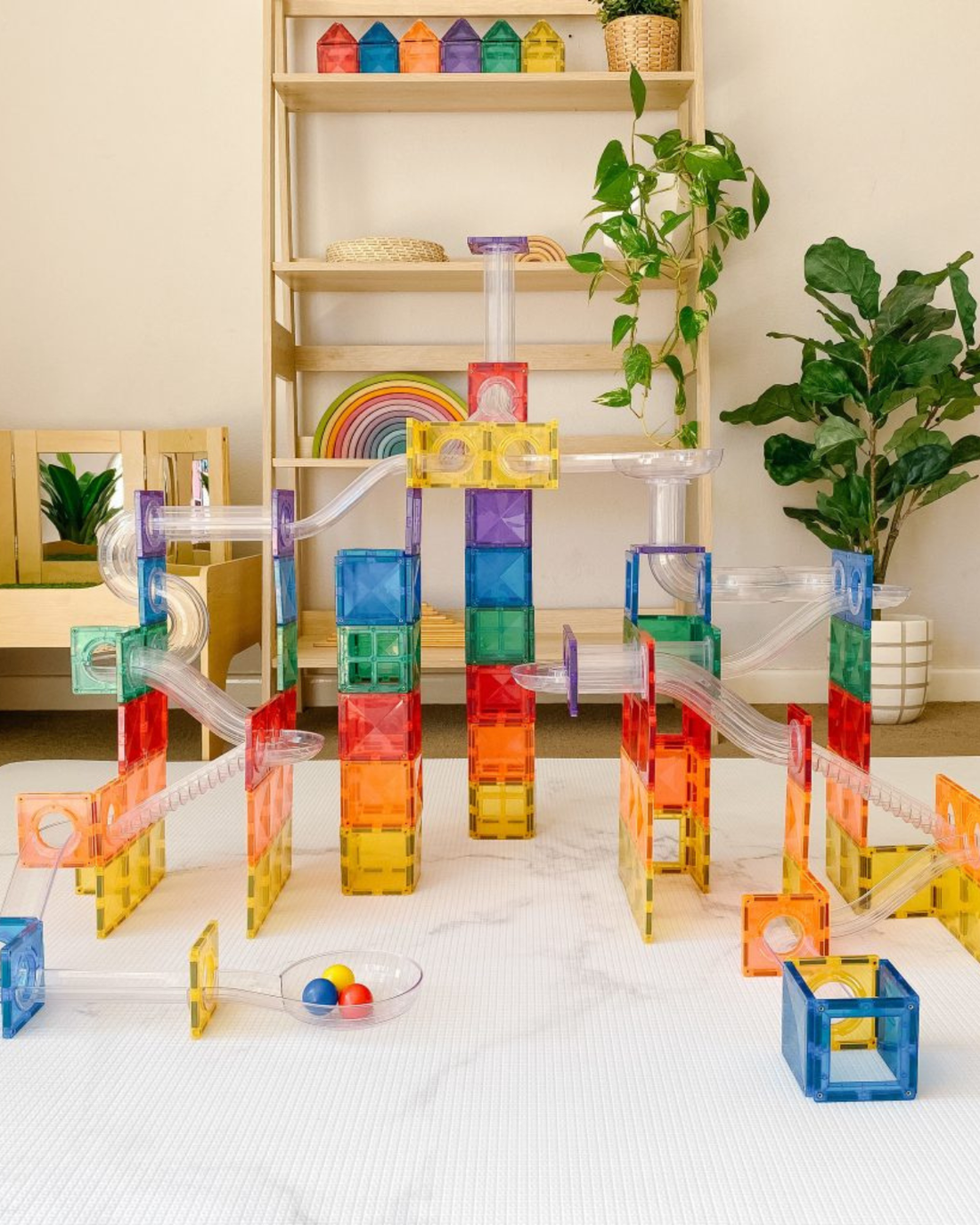 Connetix - Rainbow Ball Run Pack (92 pc)