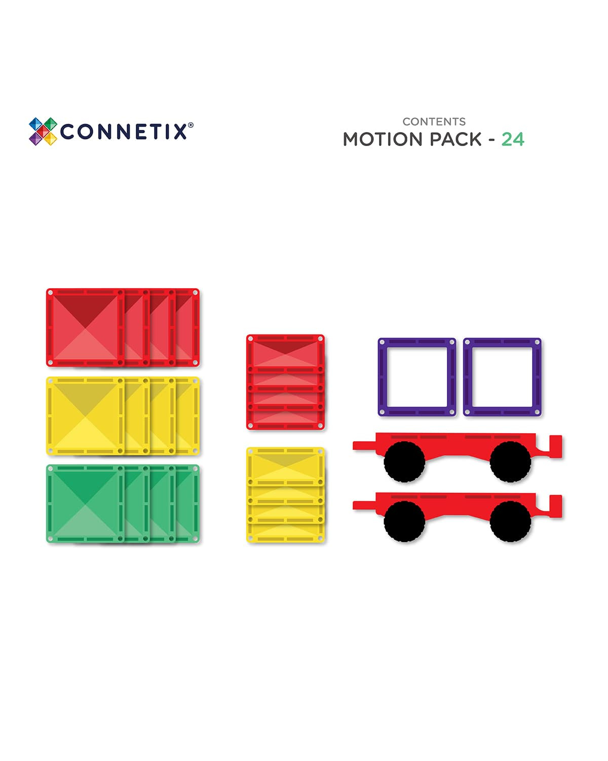 Connetix - Rainbow Motion Pack (24 pc)